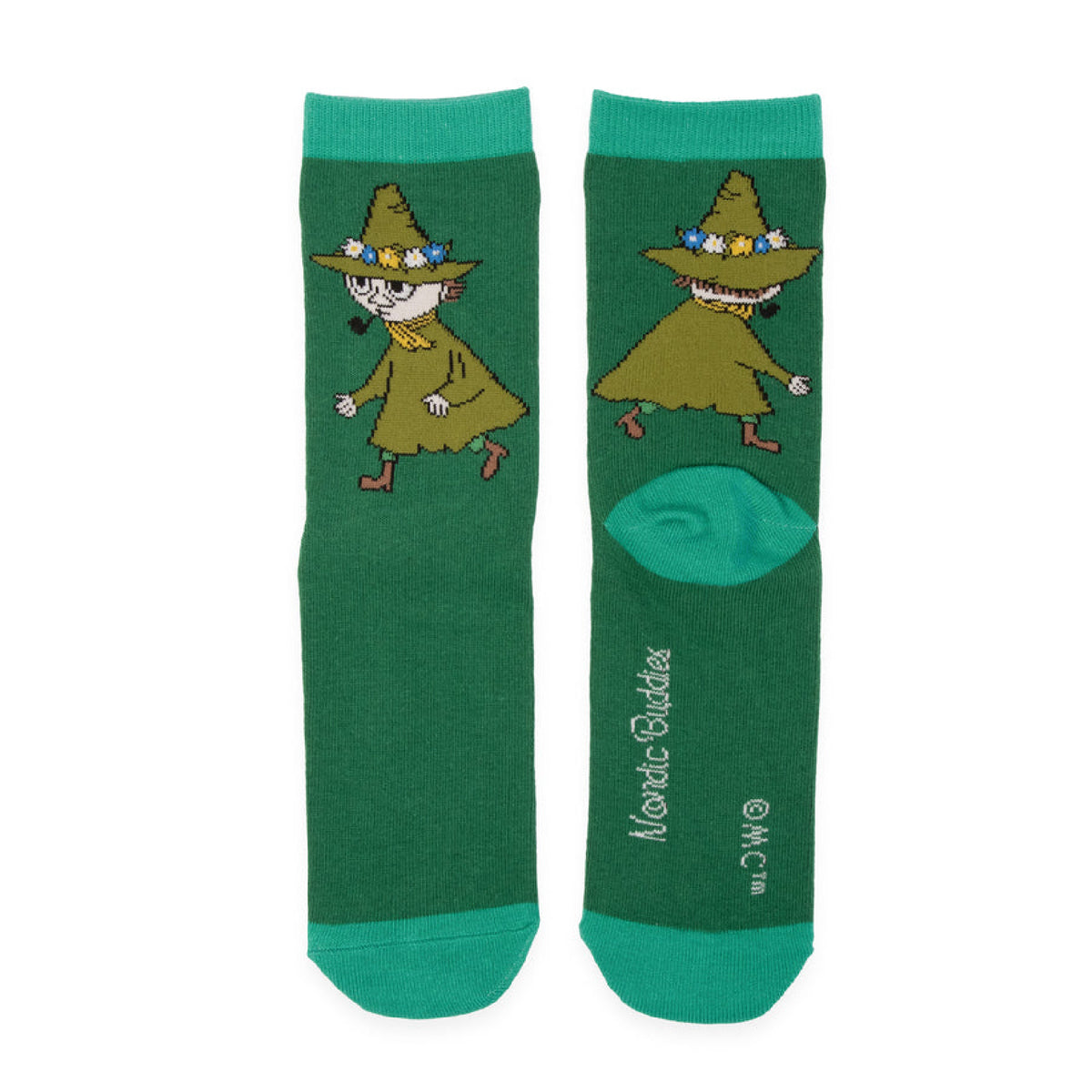 Moomin Socks Snufkin Green