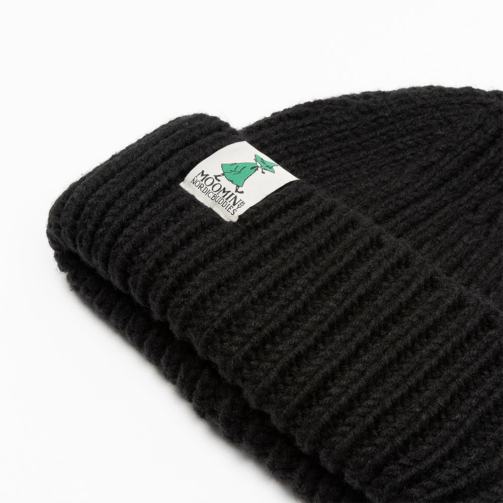Snufkin Chunky Beanie Black