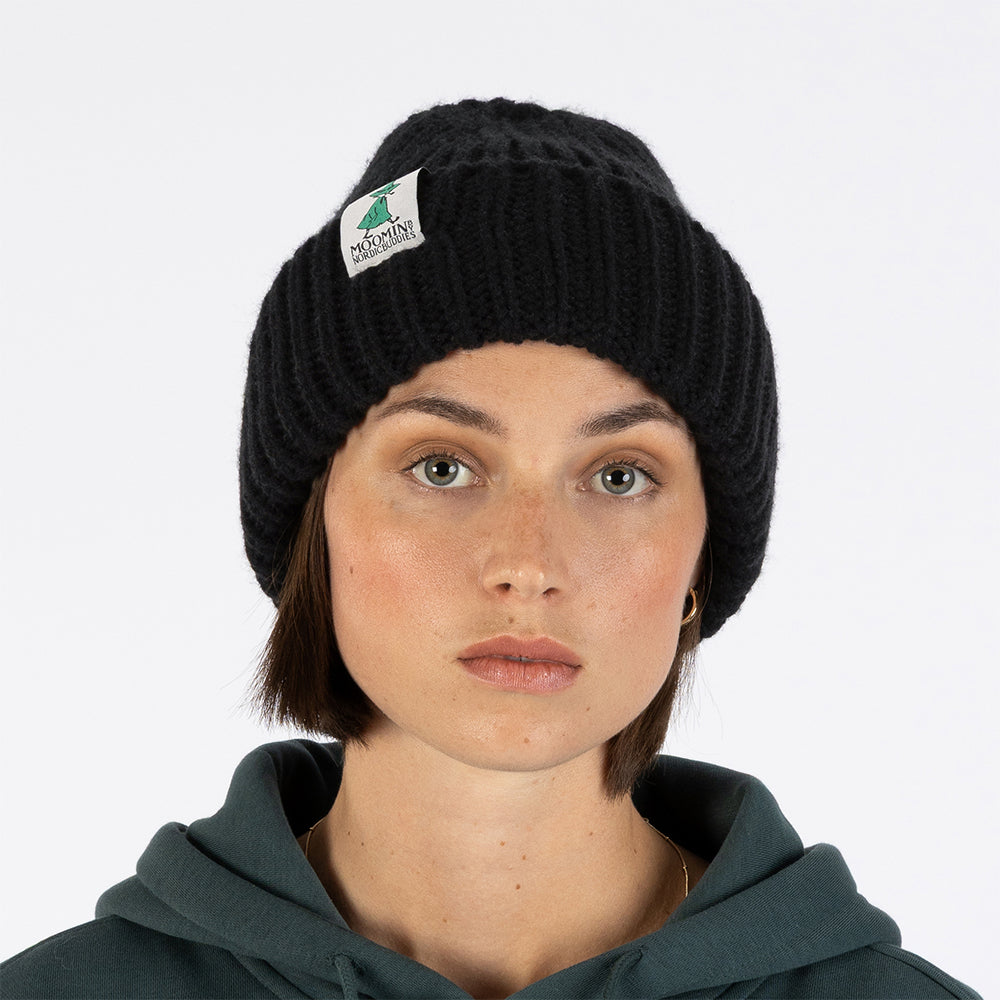 Snufkin Chunky Beanie Black