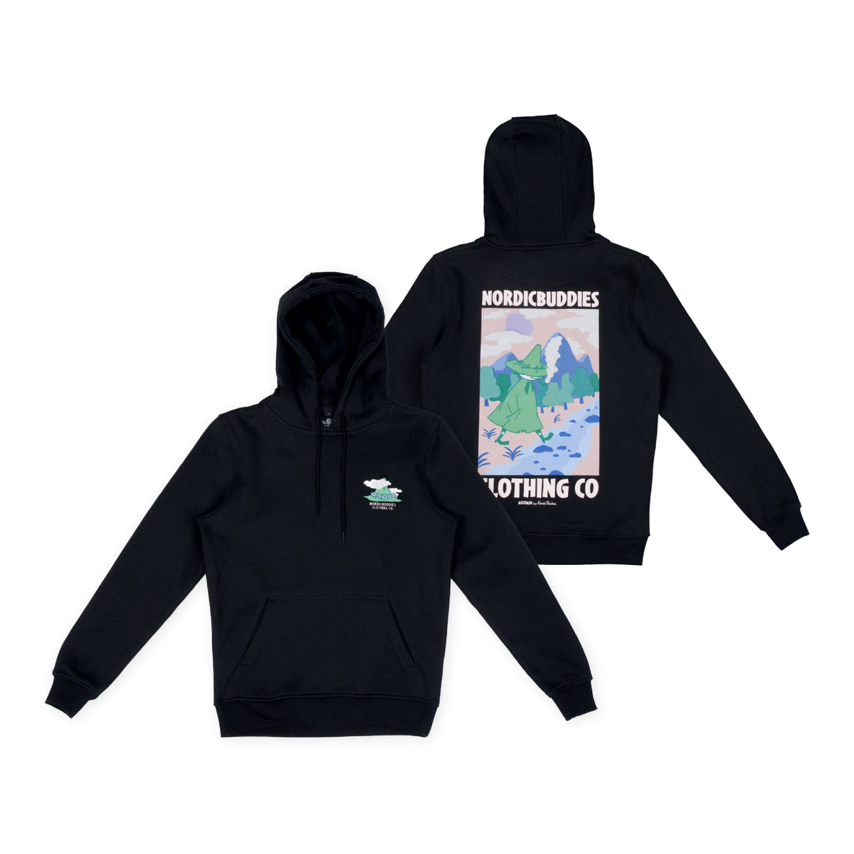 Hoodie Snufkin Unisex Black