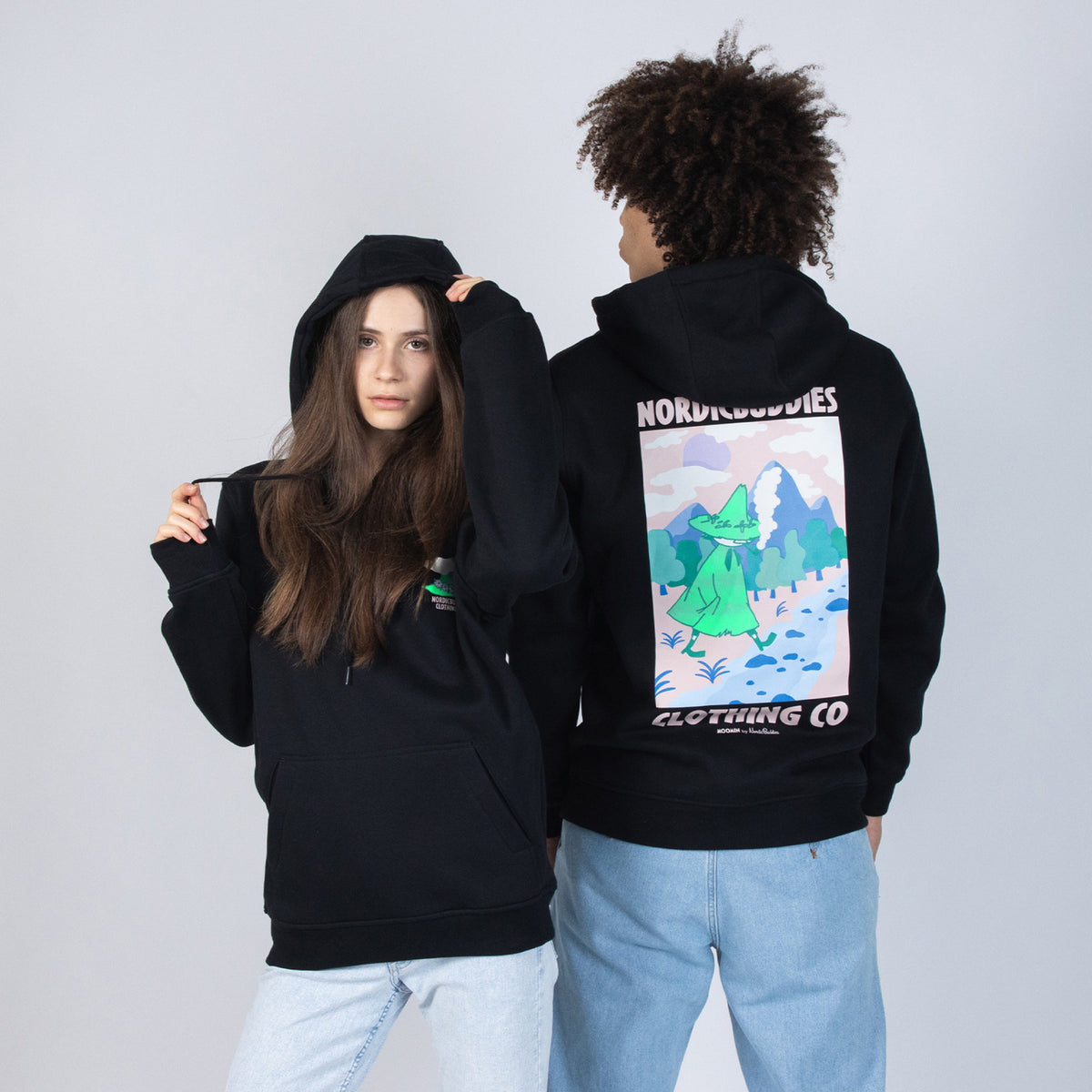 Hoodie Snufkin Unisex Black