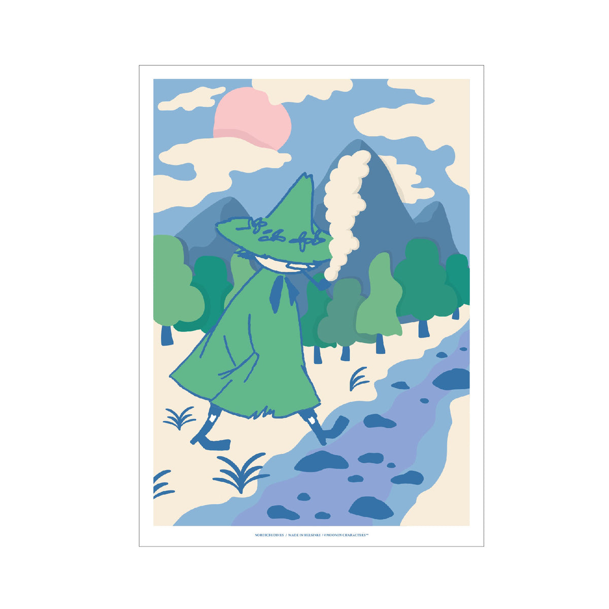 Poster Snufkin Wandering