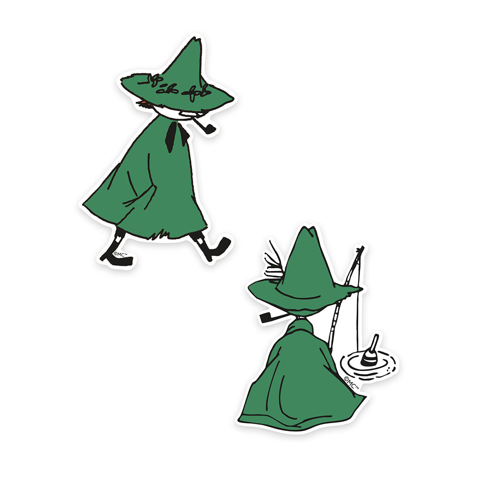 Snufkin Fishing XL Stickers 2 pcs