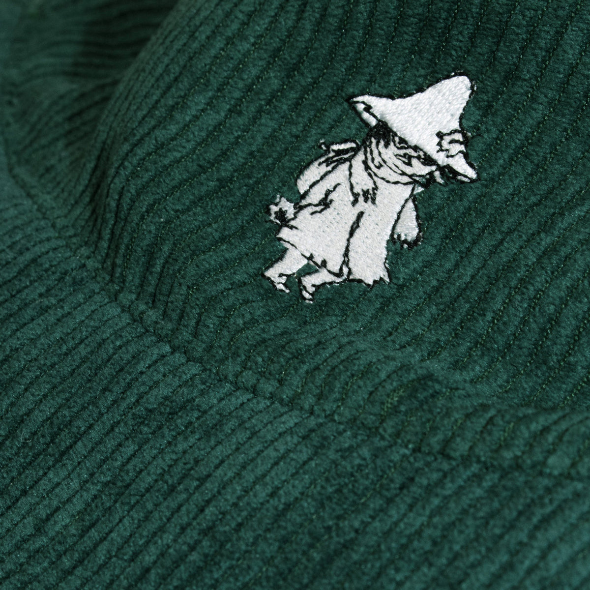Moomin Corduroy Bucket Hat  Snufkin Green
