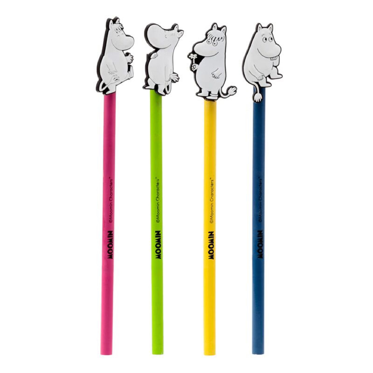 Moomin Pencil With PVC Topper 4 Colours