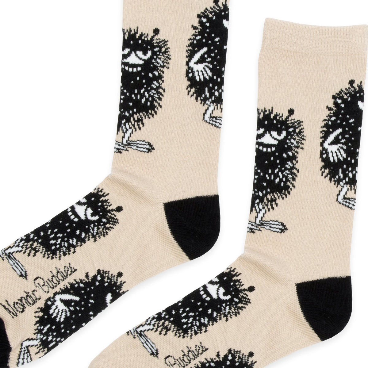 Moomin Socks Stinky Beige/Black