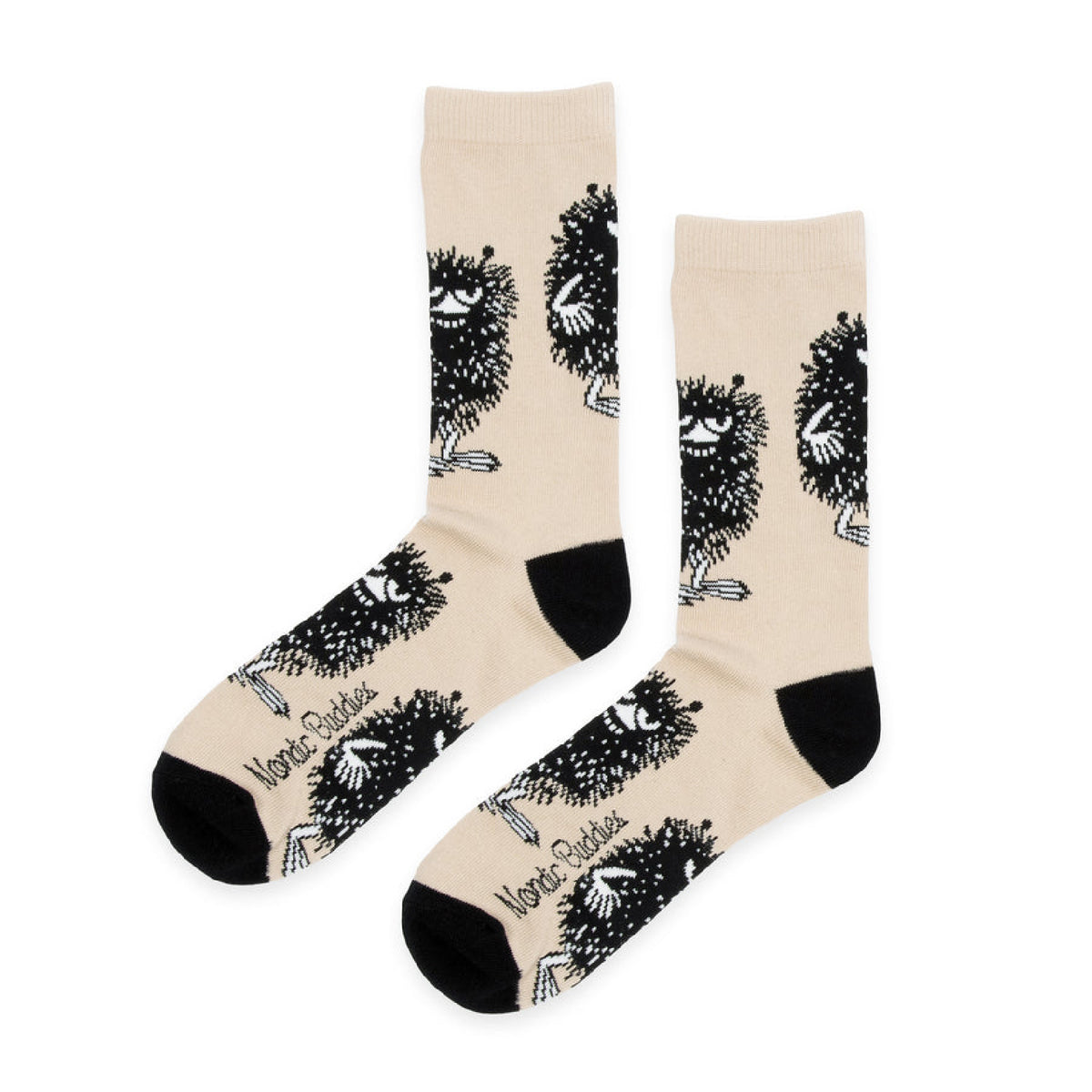 Moomin Socks Stinky Beige/Black