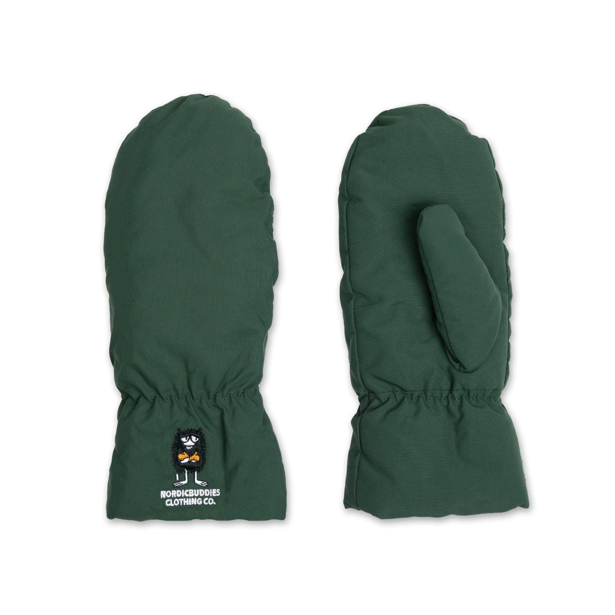 Moomin Puffer Mittens Stinky Green