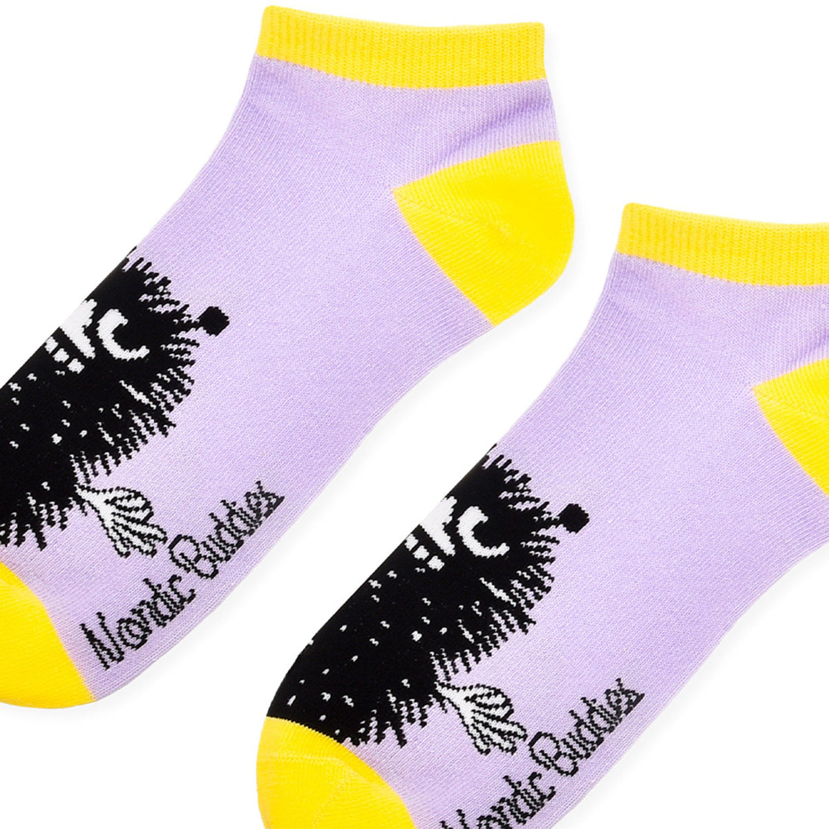 Ankle Socks Stinky Lilac/Yellow