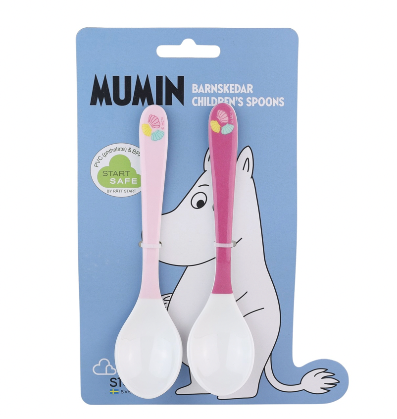 Spoon Moomin Sea Pink Set Of 2