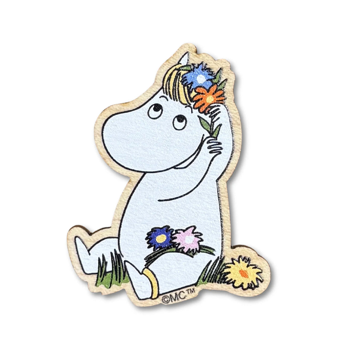 Snorkmaiden Wooden Needle Minder