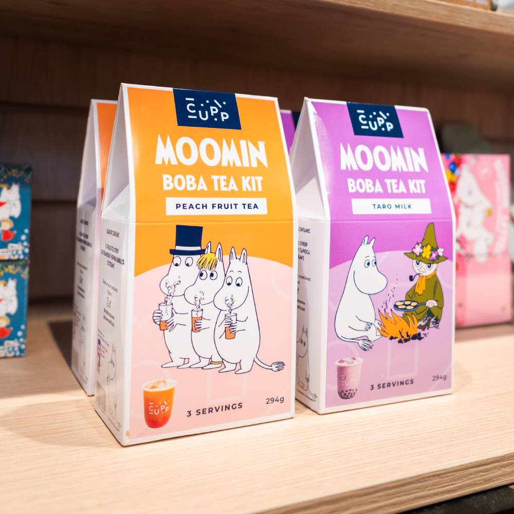 Moomin Boba Tea Kit Peach Fruit