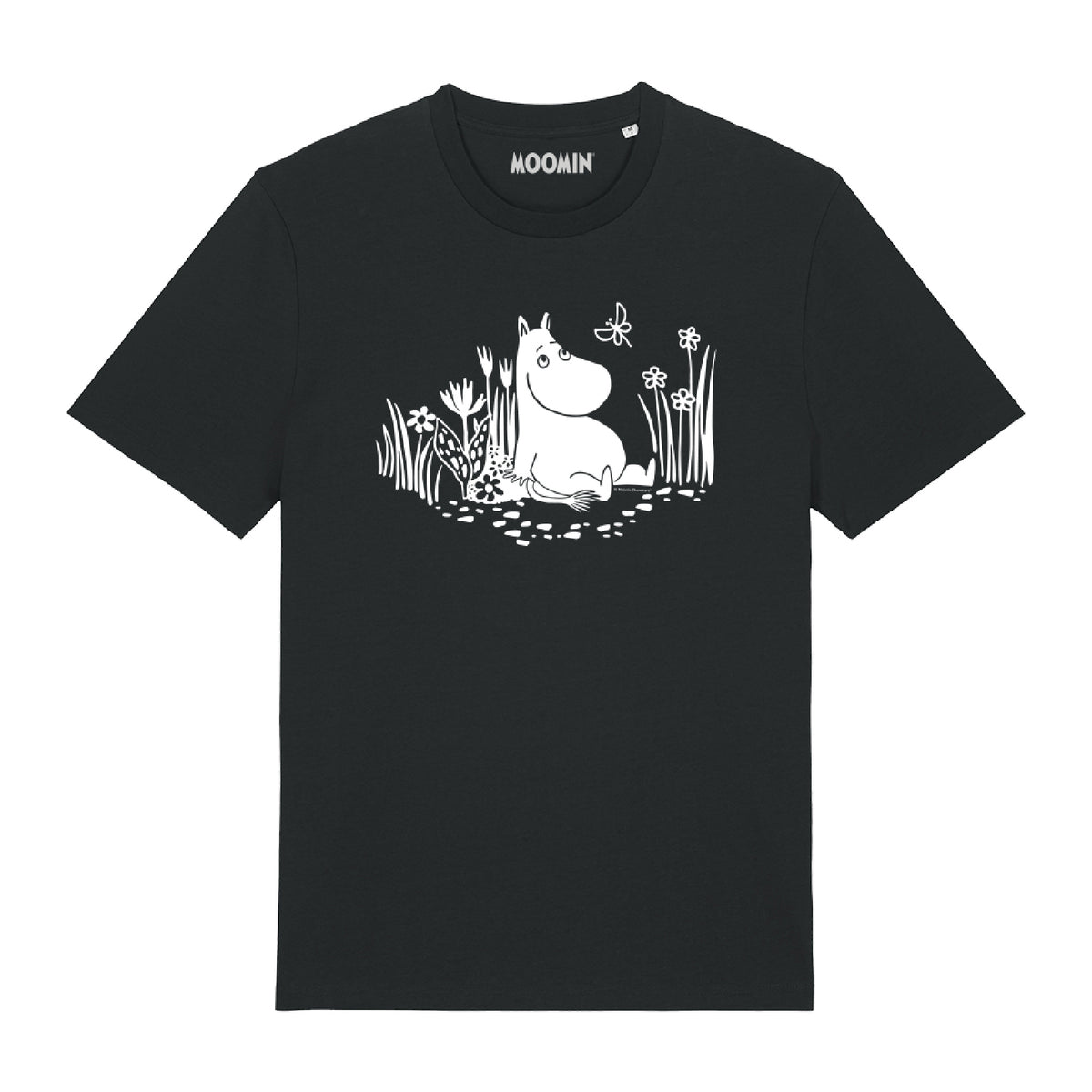 Moomin T-Shirt Moomintroll Relaxing In The Garden