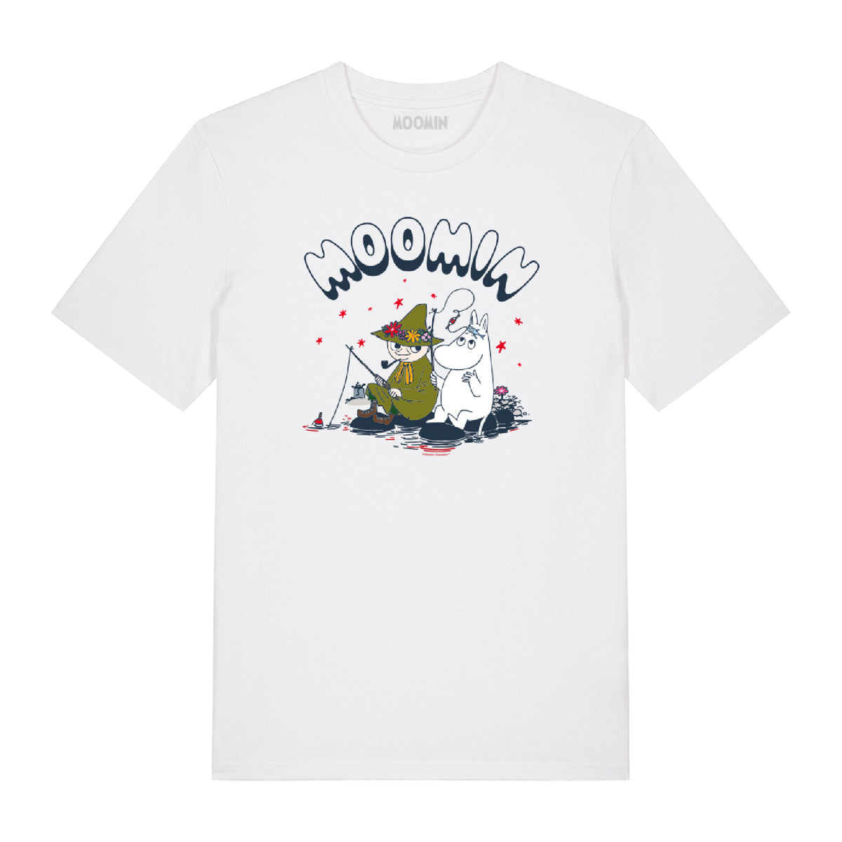 Moomin T-Shirt Moomintroll And Snufkin Fishing