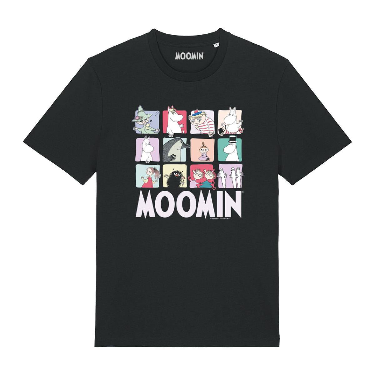 Moomin T-Shirt Moomin Character Blocks
