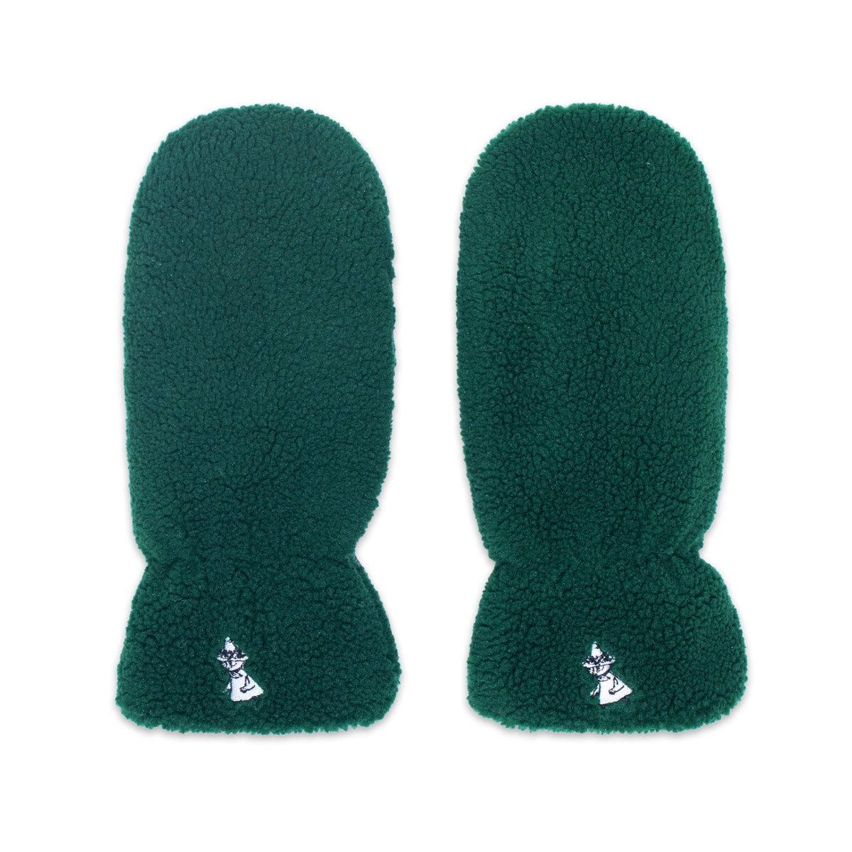 Moomin Fluffy Mittens Snufkin Green