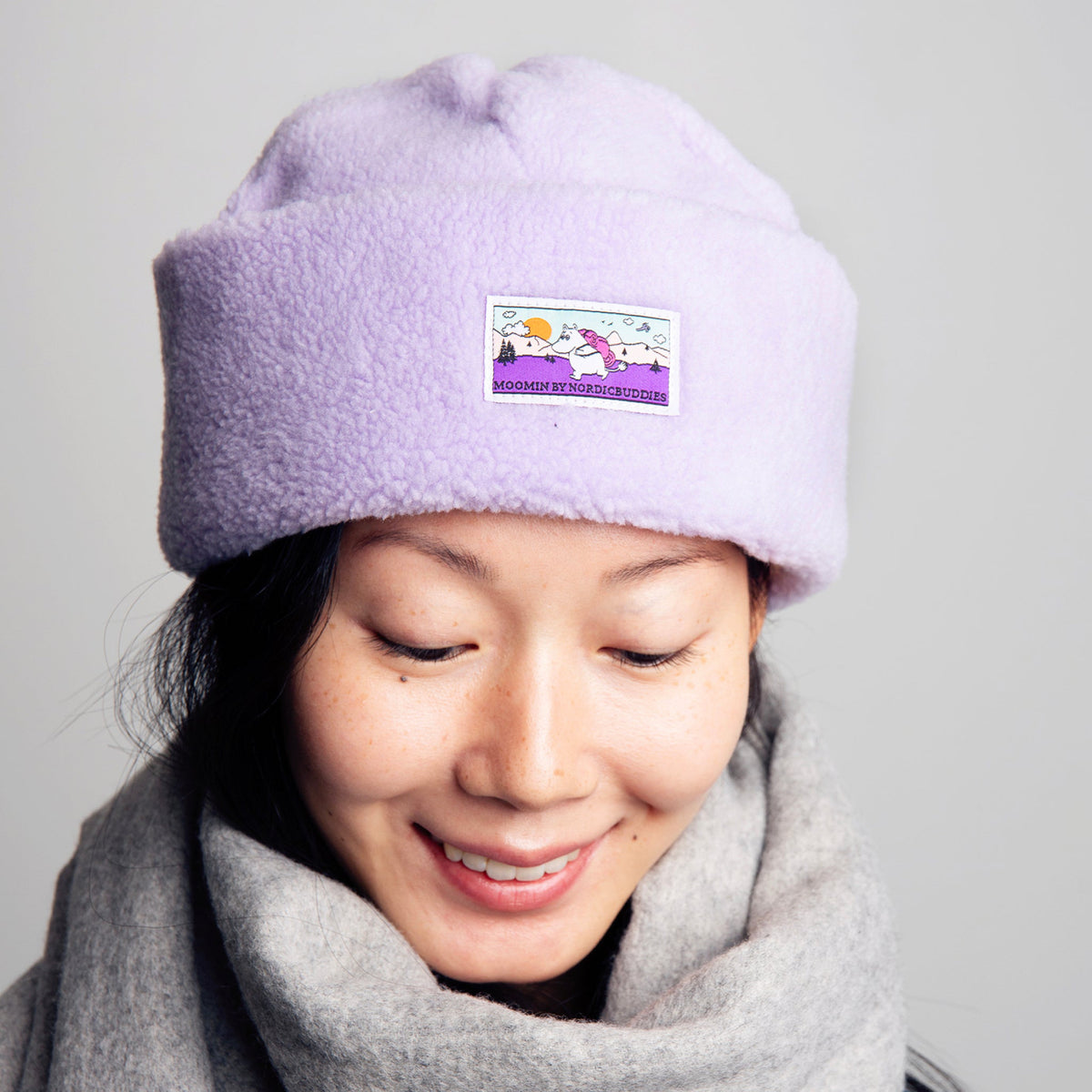 Moomintroll Fargo Fisherhat Beanie Lilac