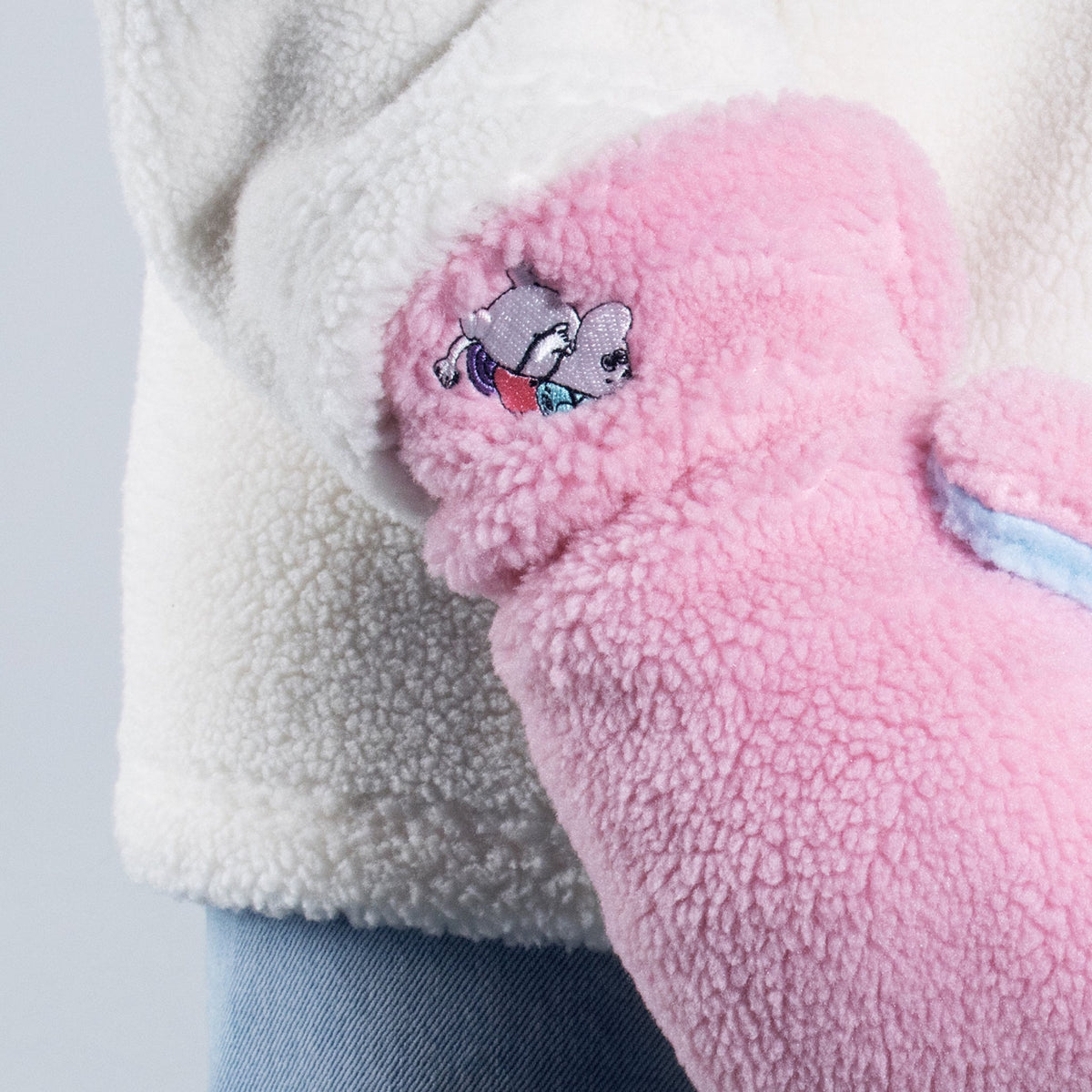 Moomin Fluffy Mittens Moomintroll Pink