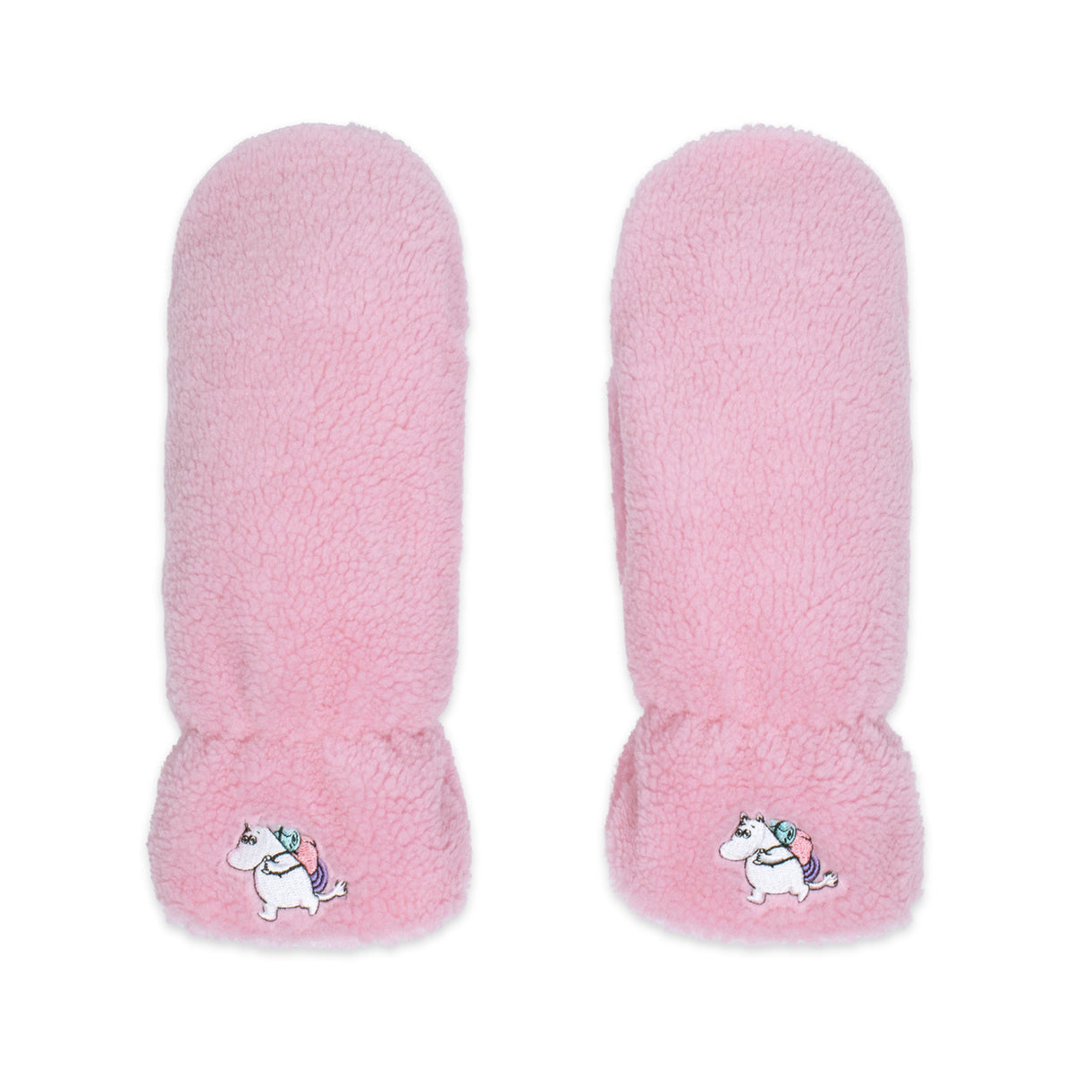 Moomin Fluffy Mittens Moomintroll Pink