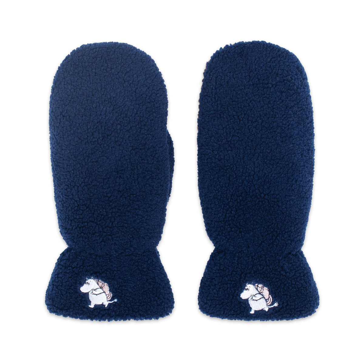 Moomin Fluffy Mittens Moomintroll Blue