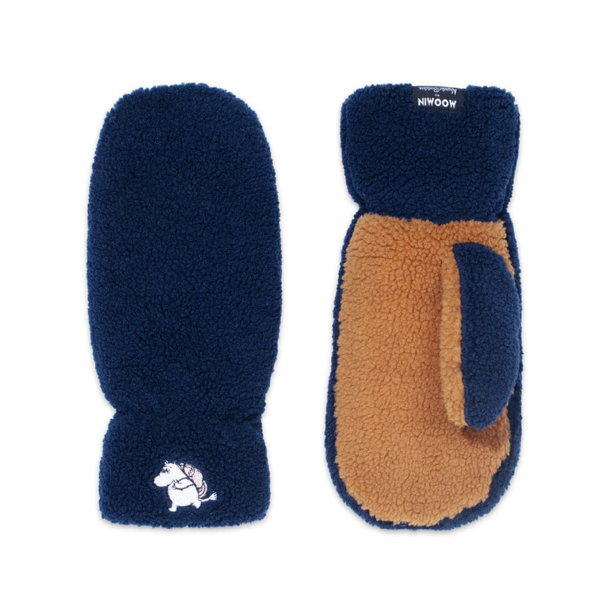 Moomin Fluffy Mittens Moomintroll Blue