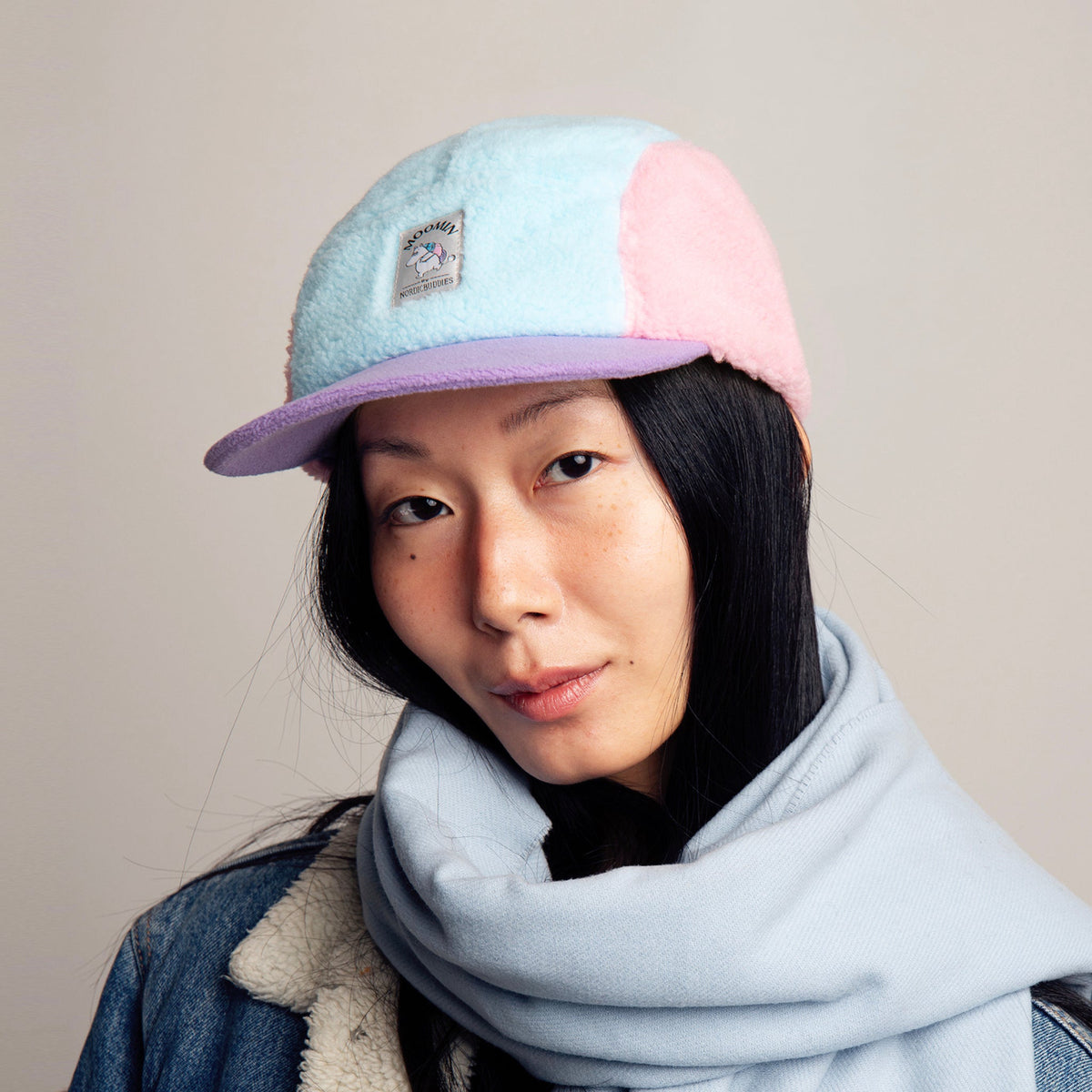 Moomintroll Fleece Cap Pink/Blue