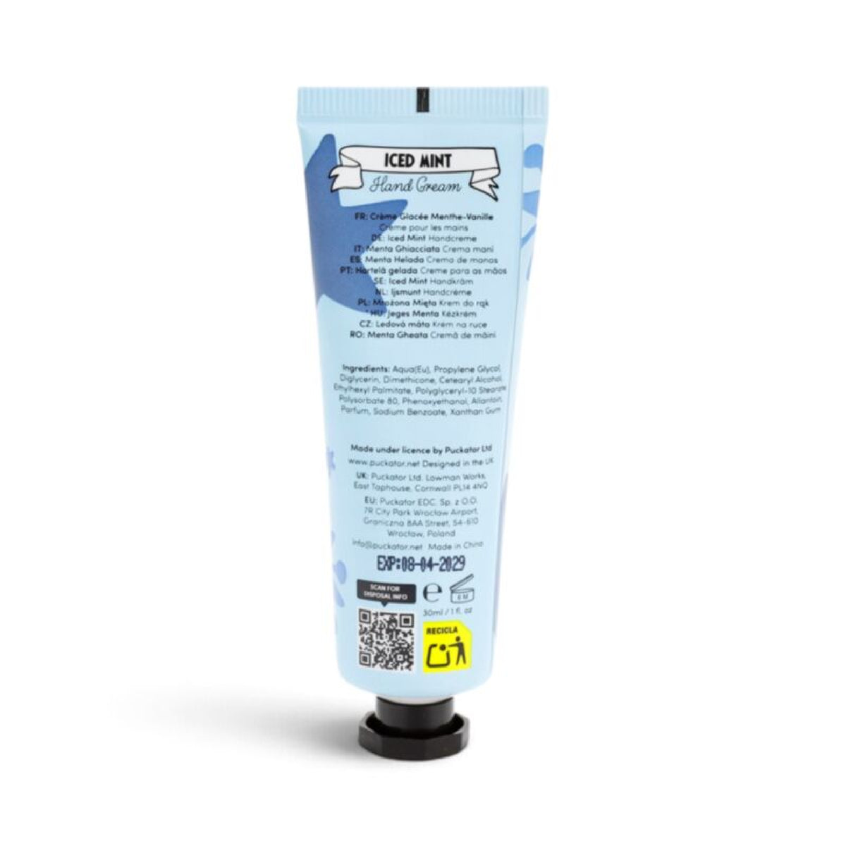 Moomin Christmas Moisturising Hand Cream 30 ml Spiced Apple Or Iced Mint