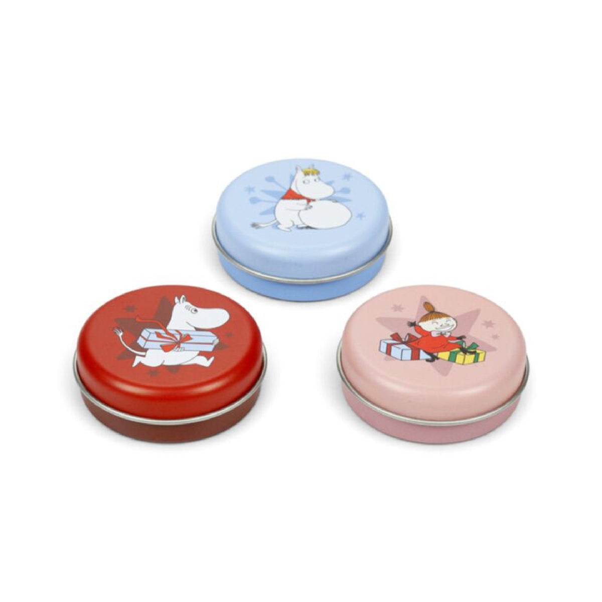 Moomin Christmas Lip Balm In A Tin 3 Colours