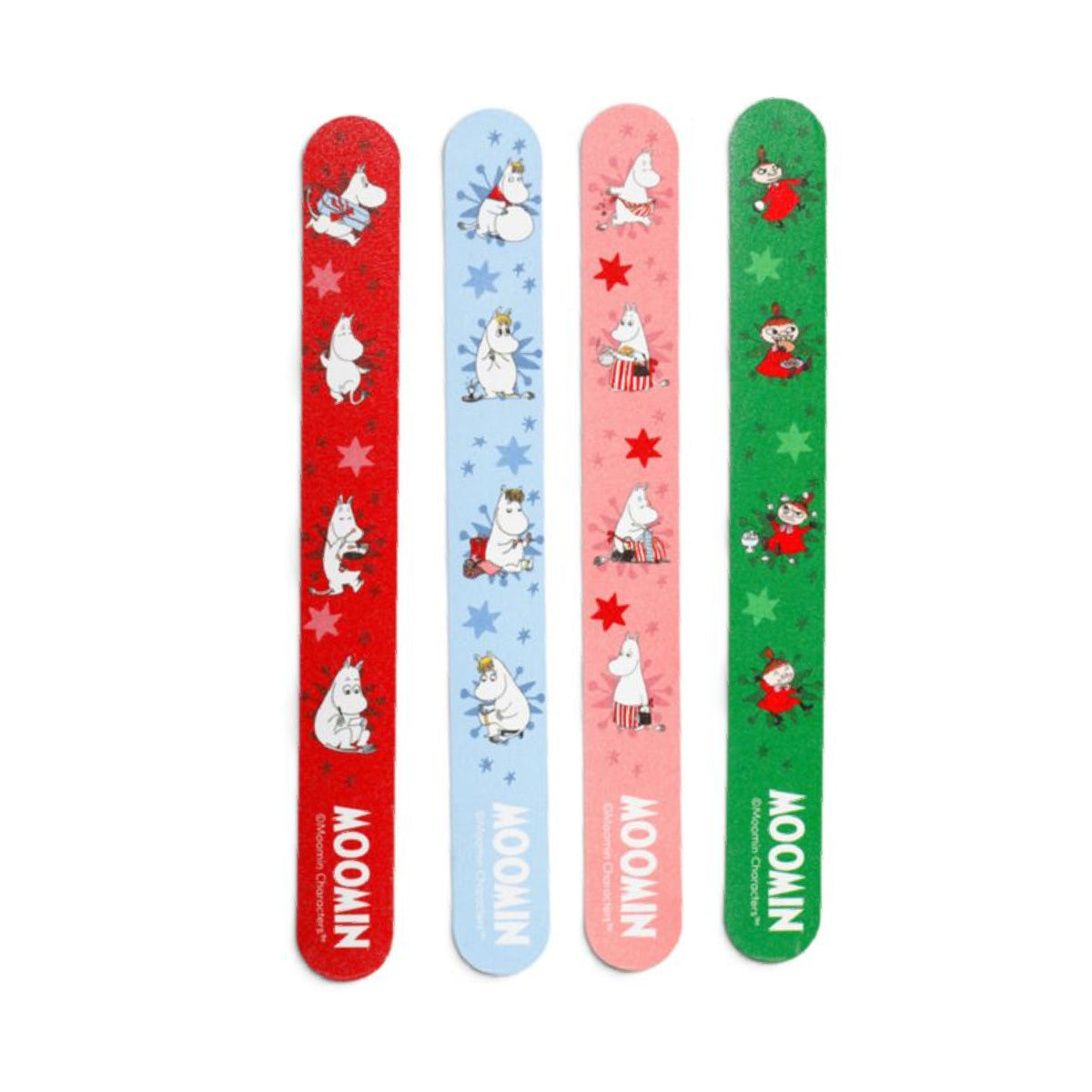Moomin Christmas Nail Files 3 Colours