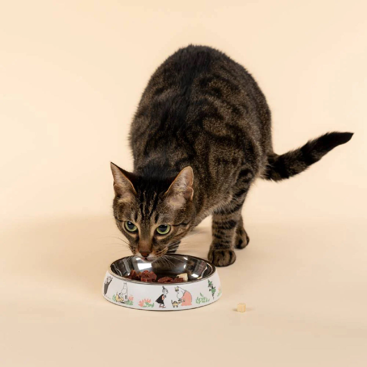 Moomin For Pets Cat Bowl White