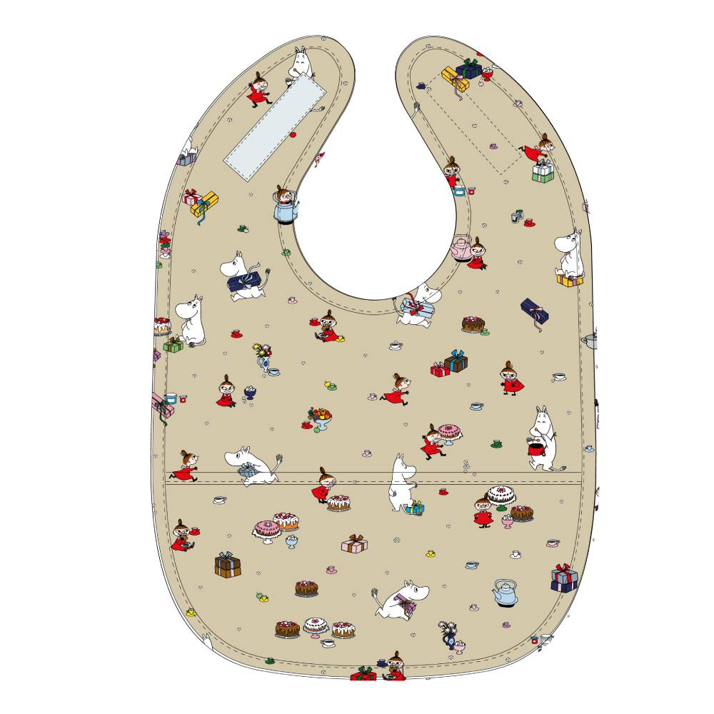 Moomin Picknic Bib