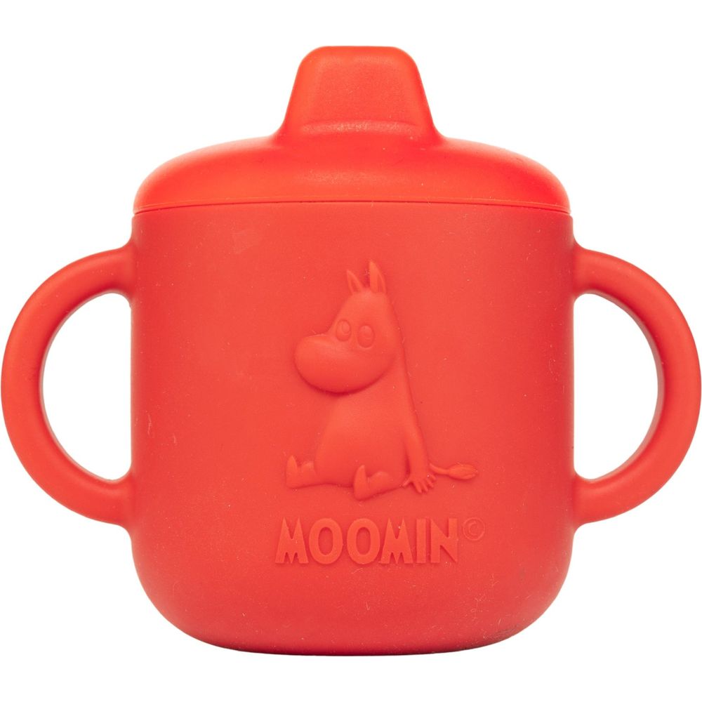 Moomintroll Silicone Cup Lingonberry Red