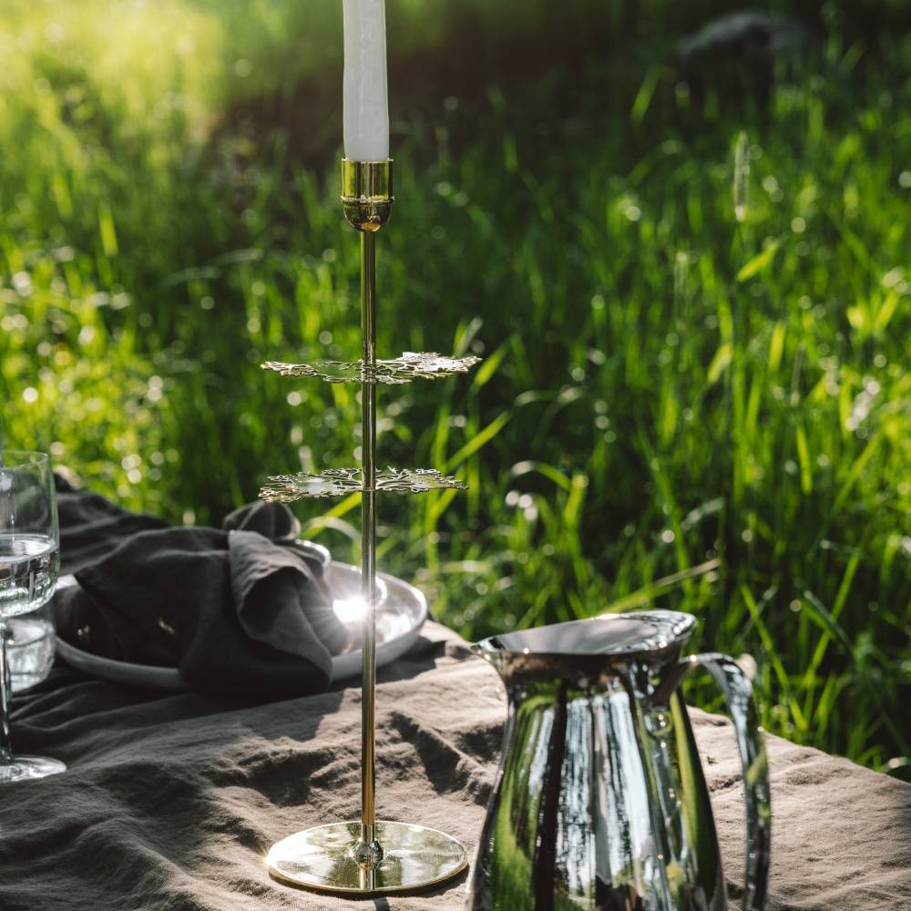 Moomin 80 Candlestick Tall Brass - Hilke