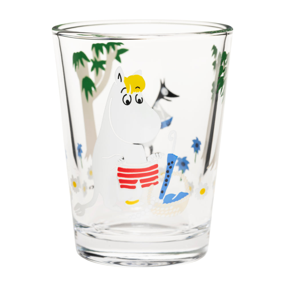 Moomin Glass 22 cl Going on a Vacation