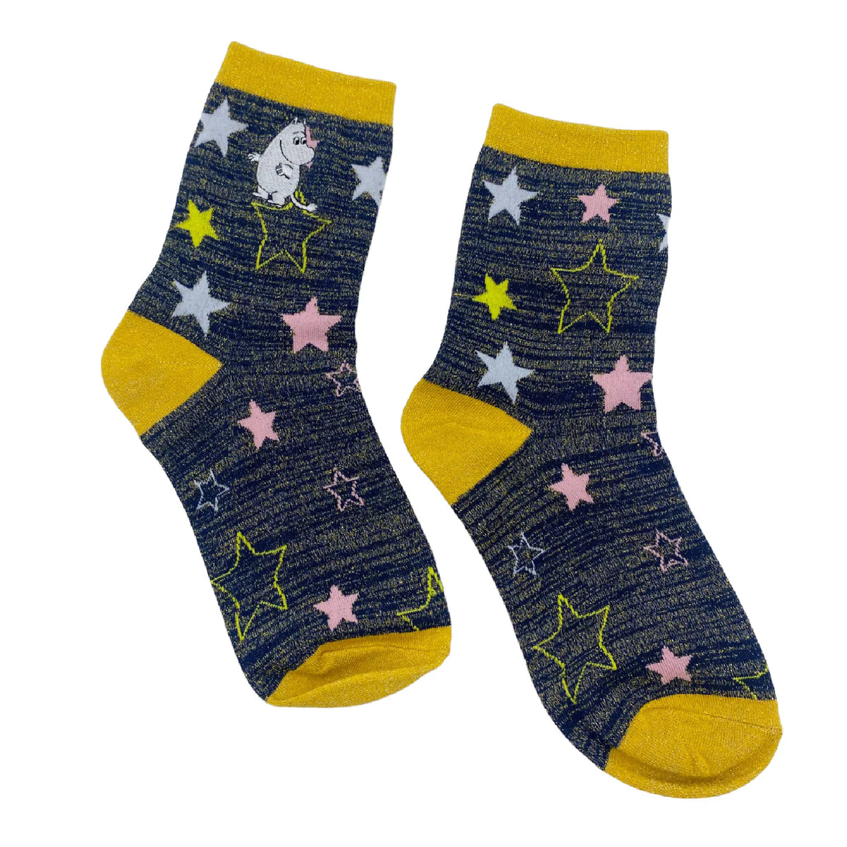 Moomin Glitter Socks Star