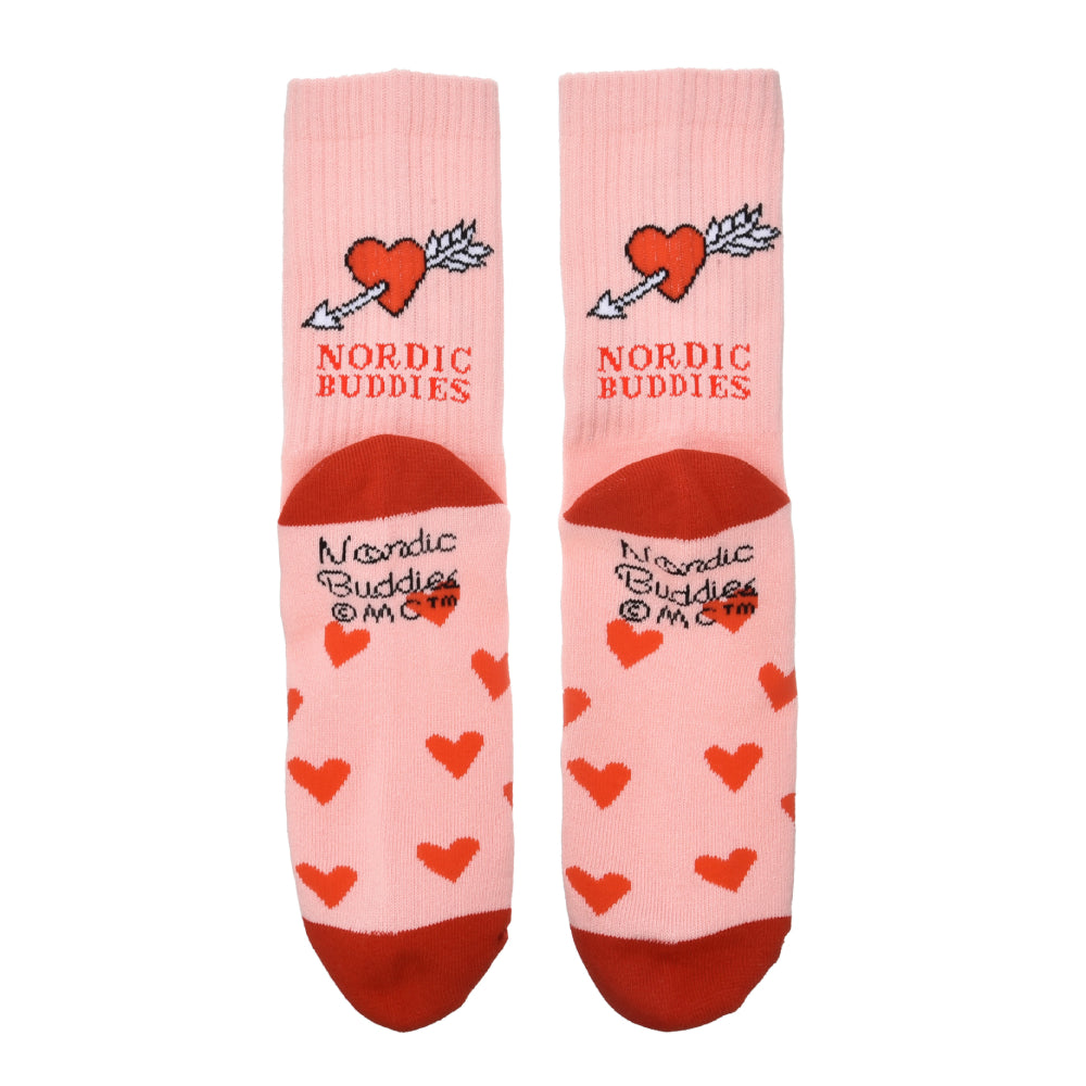 Moomin Socks Retro Snorkmaiden Heart Pink