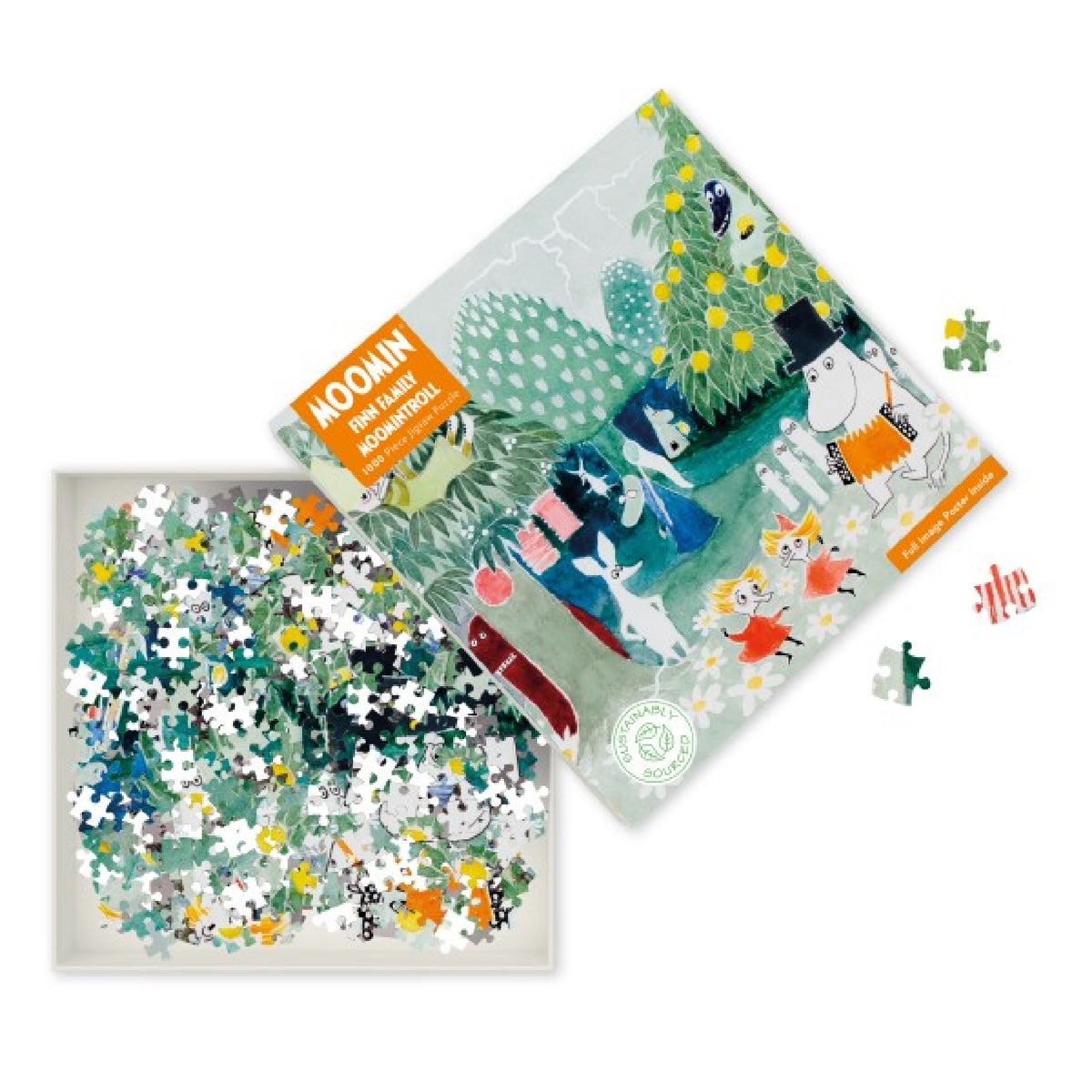 Moomin Jigsaw Puzzle 1000 pieces Finn Family Moomintroll