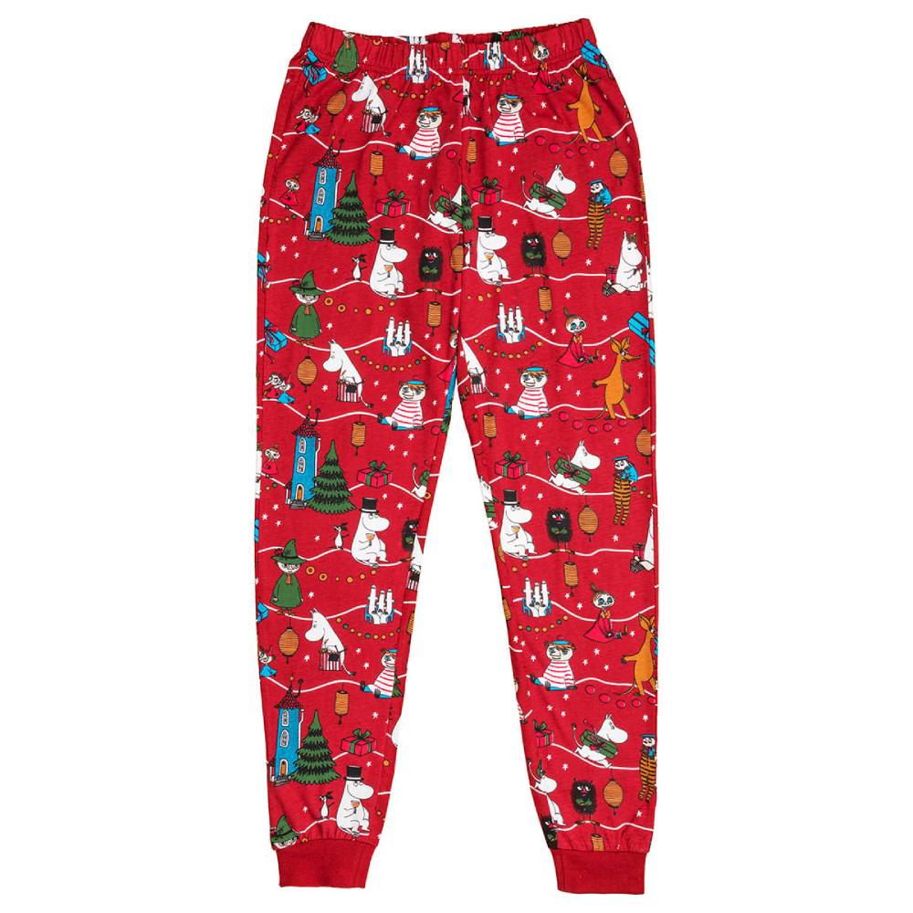 Moomin Celebration Slim Adult Pyjamas Red