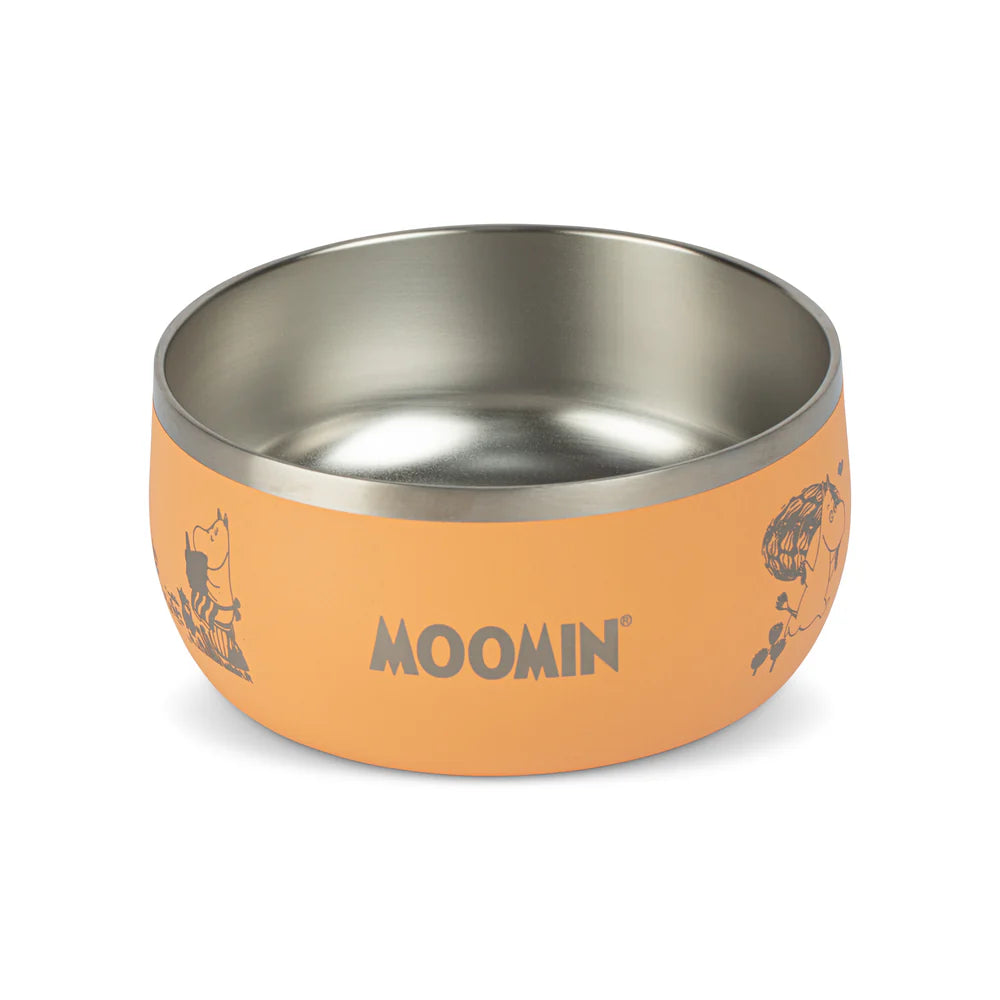 Moomin Lunar Pet Bowl Peach