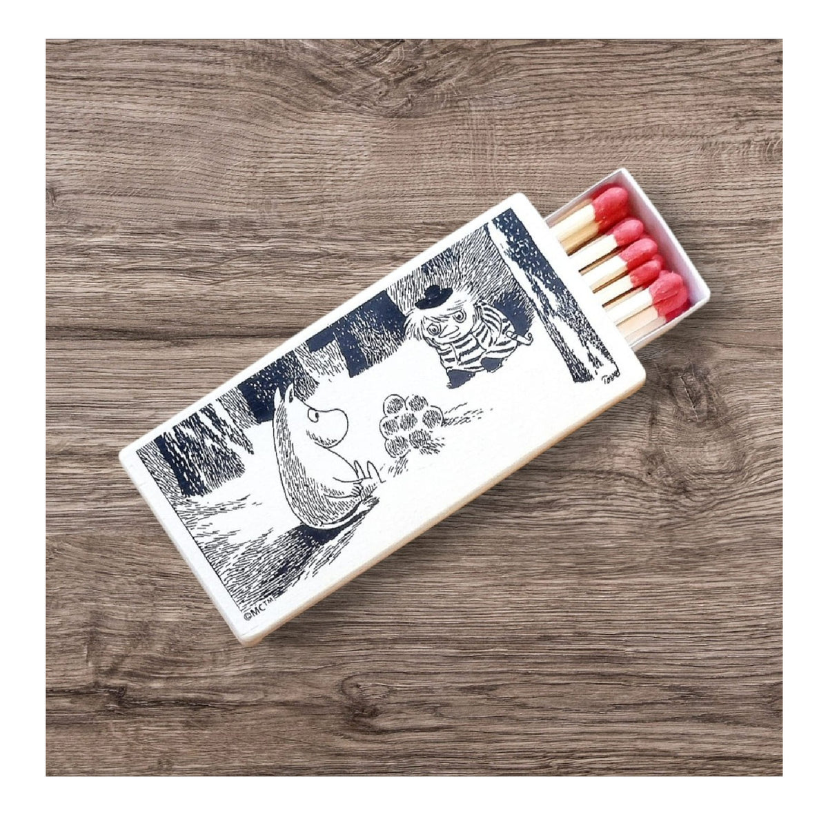 Moomin Wooden Matchbox Campfire