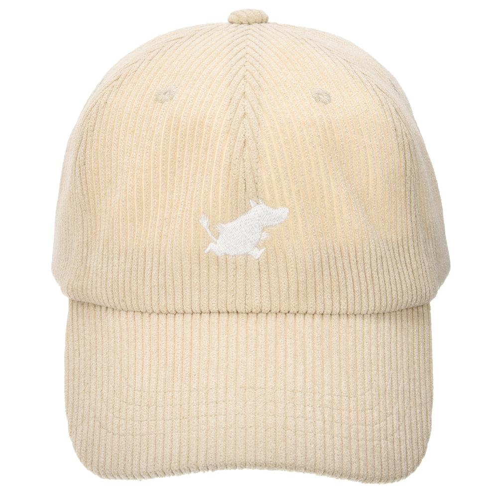 Cap Adult White Corduroy