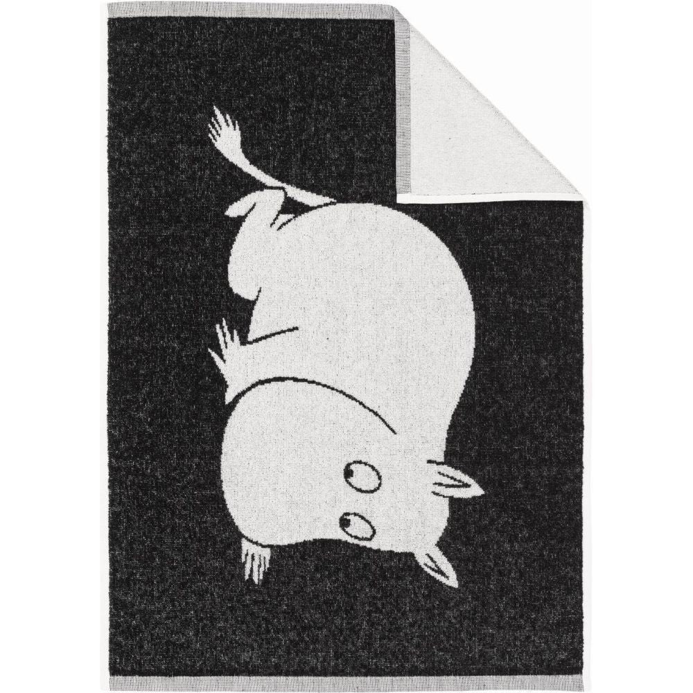 Moomintroll Hand Towel Black And White 50 x 70 cm