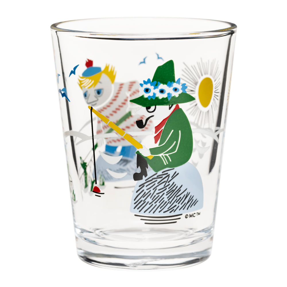 Moomin Glass 22 cl  Fishing