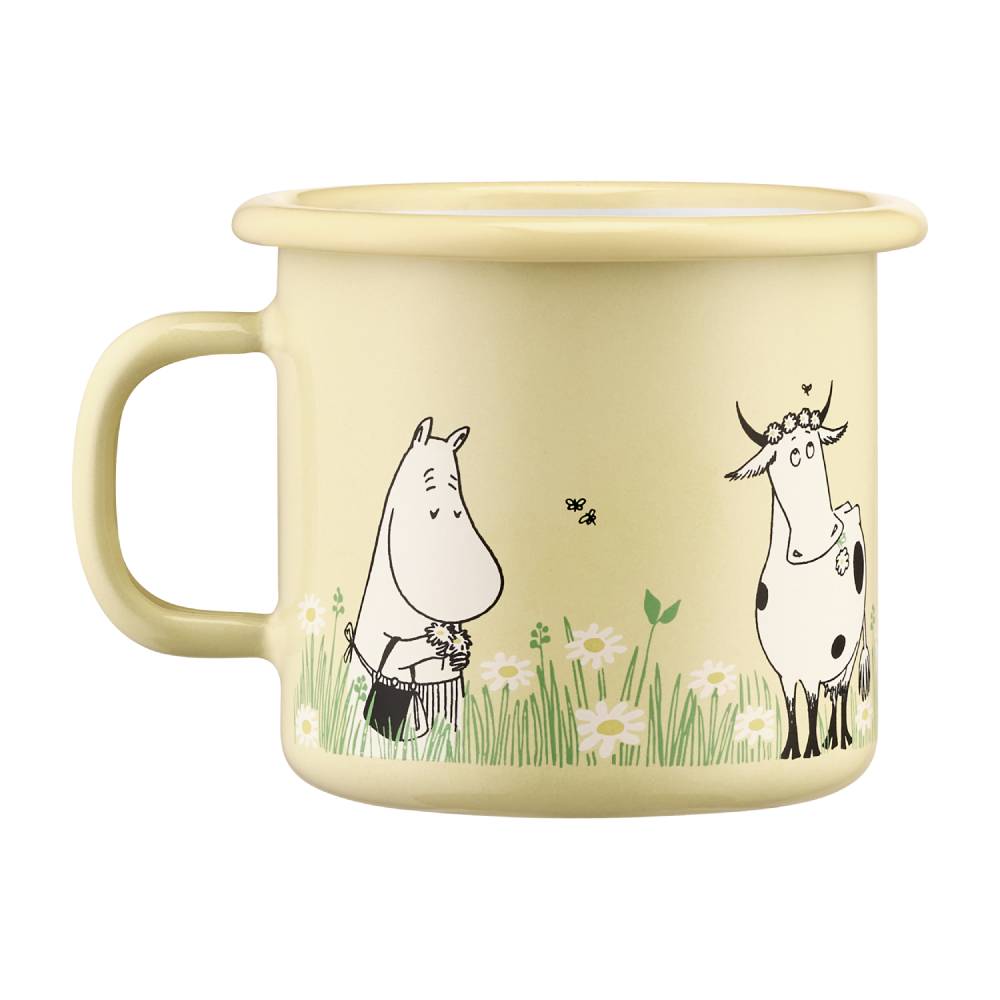 Moomin Meadow Mug Yellow 2.5 dl