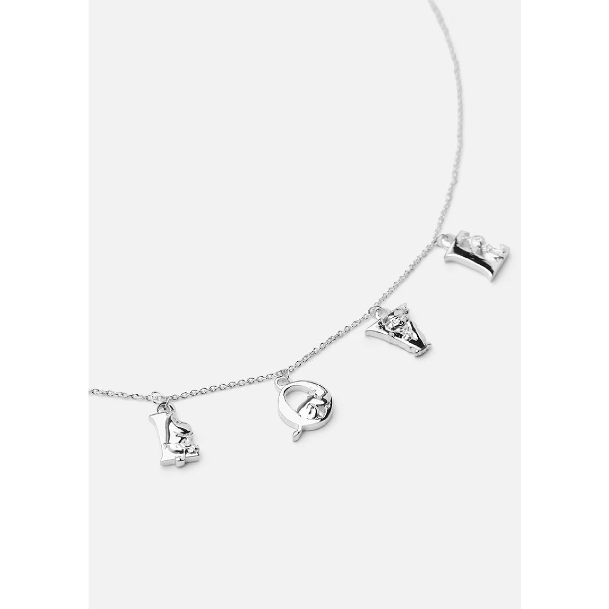 Silver Plated Necklace Love - Skultuna