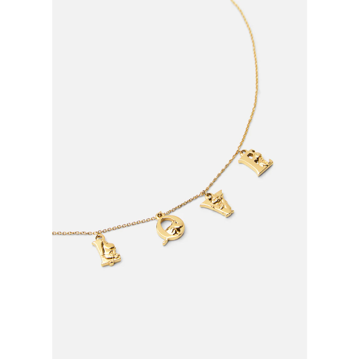 Gold Plated Necklace Love - Skultuna