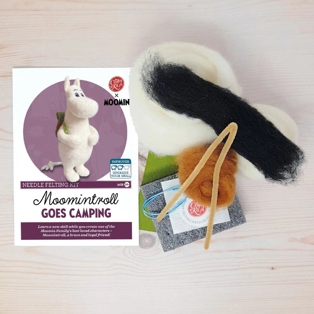 Needle Felting Kit Moomintroll Goes Camping