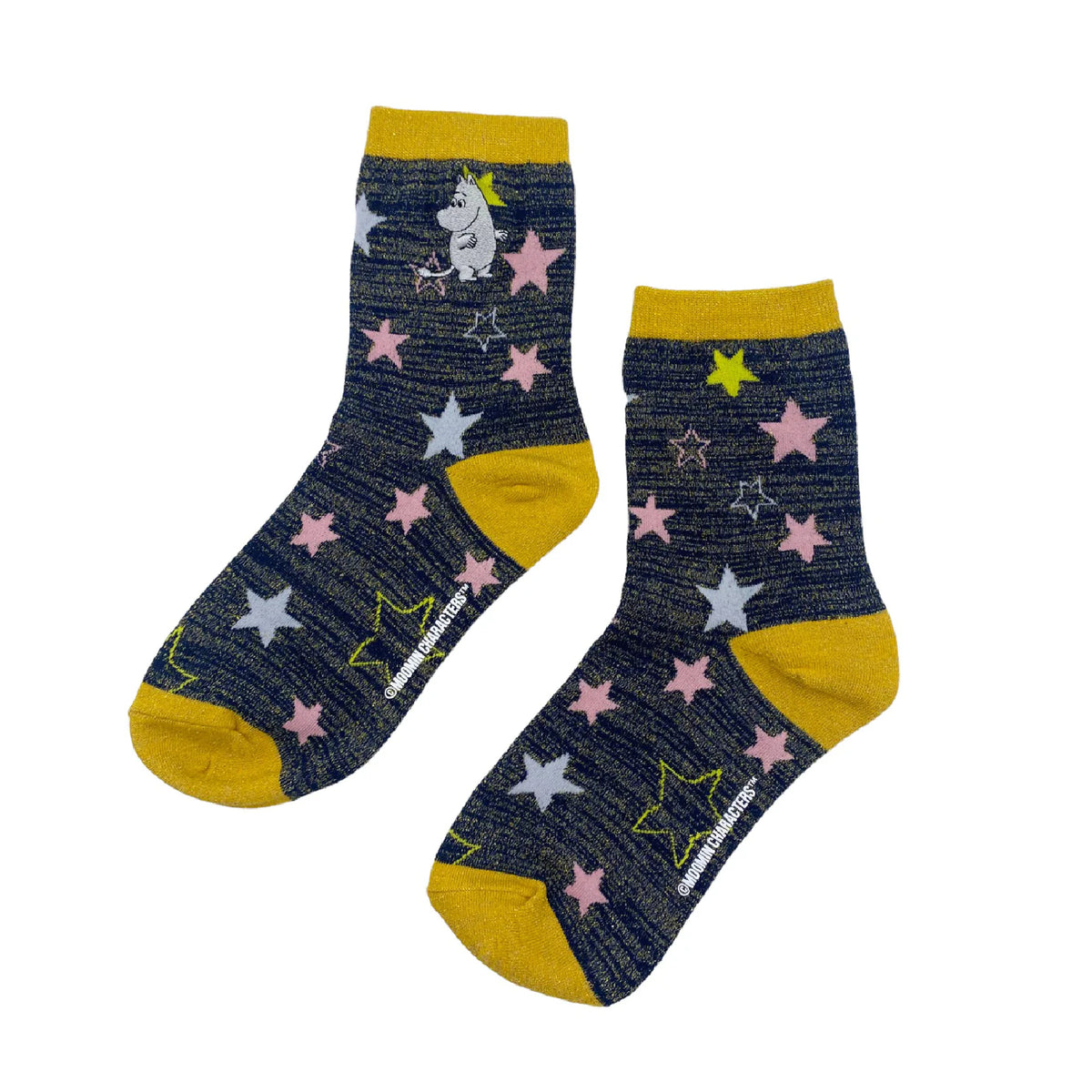 Moomin Glitter Socks Star