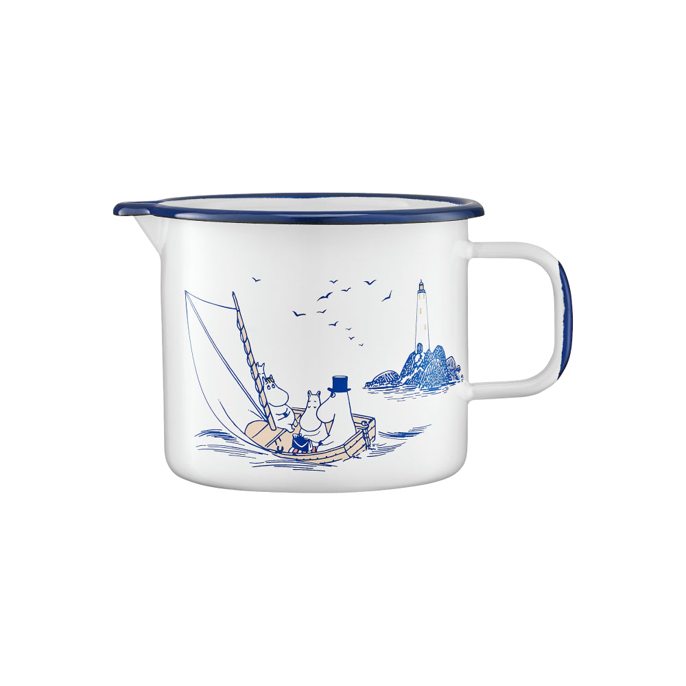 Moomin Sailors Enamel Jug 1.3 L