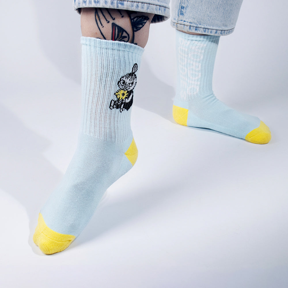 Moomin Socks Retro Happy Little My Light Blue